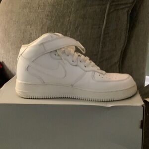 Nike White High-Top Sneakers